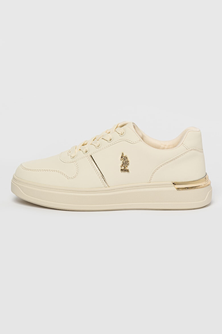 U.S. Polo Assn. Pantofi sport de piele ecologica cu logo - Pled.ro