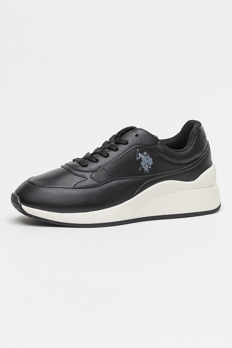 U.S. Polo Assn. Pantofi sport de piele ecologica cu logo - Pled.ro