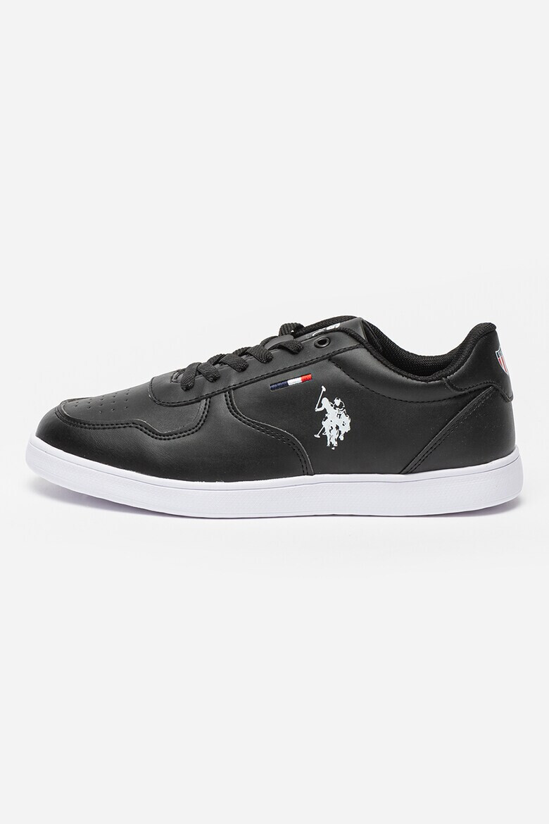 U.S. Polo Assn. Pantofi sport de piele ecologica cu logo brodat Thunder - Pled.ro