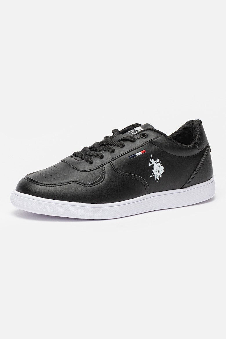 U.S. Polo Assn. Pantofi sport de piele ecologica cu logo brodat Thunder - Pled.ro