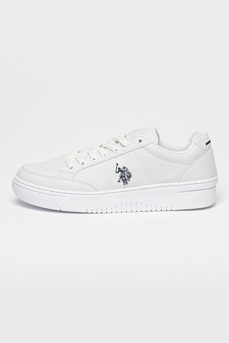 U.S. Polo Assn. Pantofi sport de piele ecologica cu logo contrastant - Pled.ro