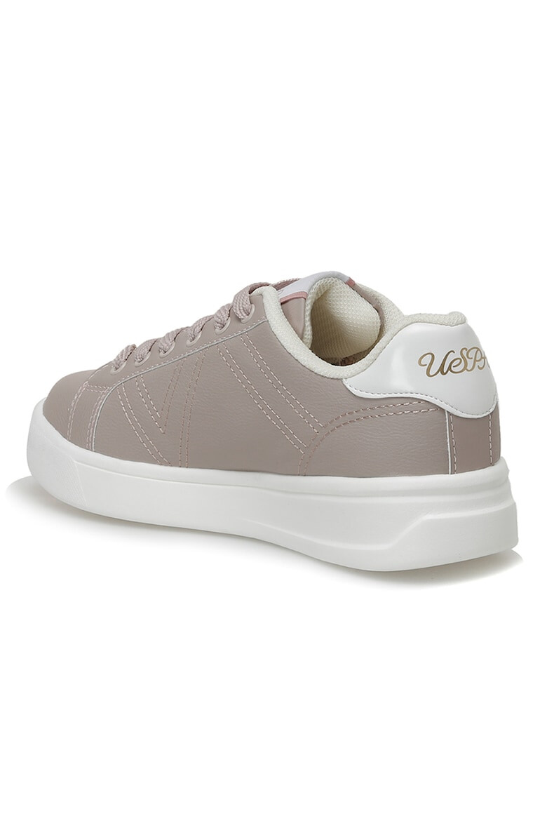 U.S. Polo Assn. Pantofi sport de piele ecologica cu logo in relief - Pled.ro