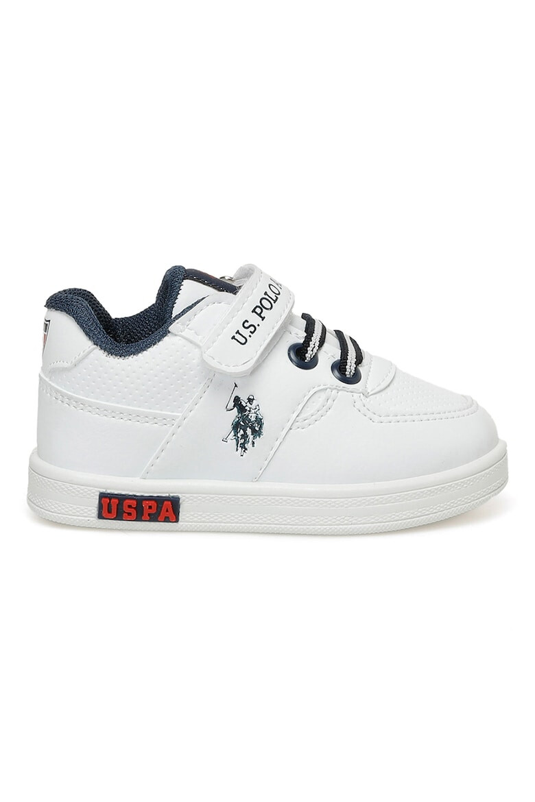 U.S. Polo Assn. Pantofi sport de piele ecologica cu velcro - Pled.ro