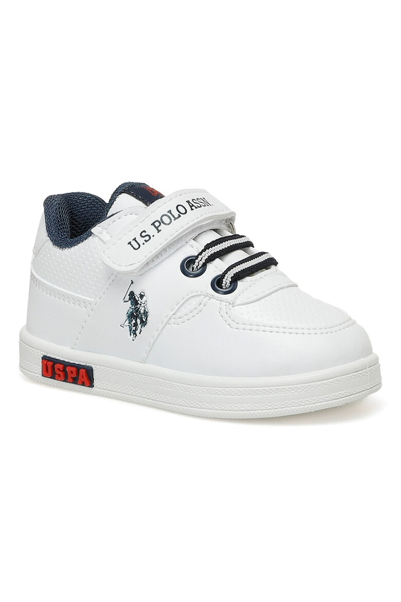 U.S. Polo Assn. Pantofi sport de piele ecologica cu velcro - Pled.ro