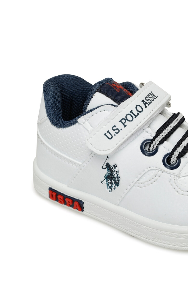 U.S. Polo Assn. Pantofi sport de piele ecologica cu velcro - Pled.ro