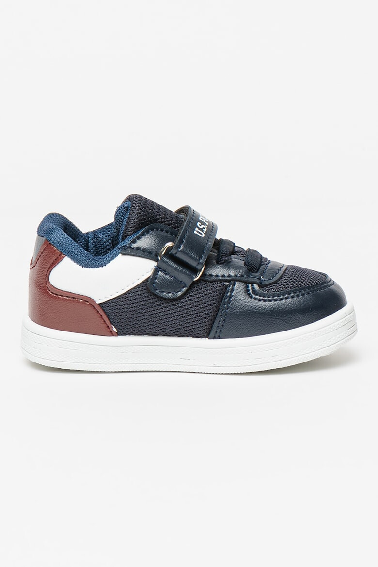 U.S. Polo Assn. Pantofi sport de piele ecologica cu velcro - Pled.ro