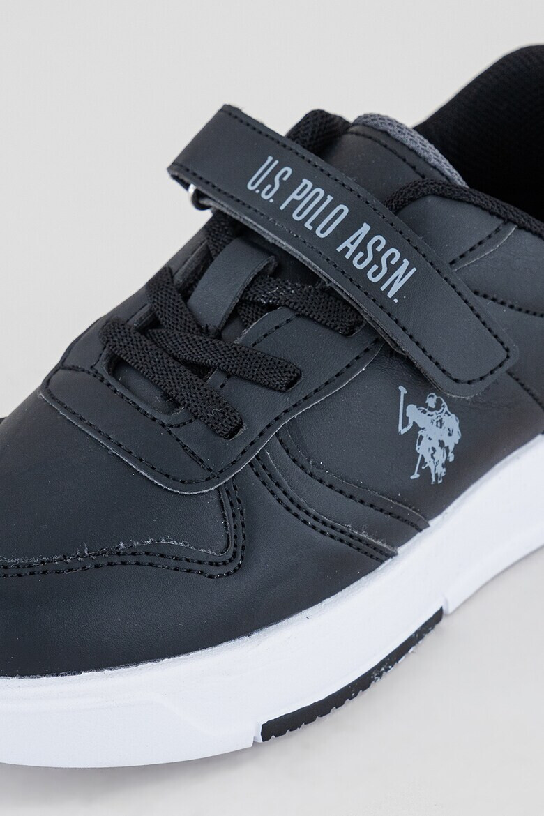 U.S. Polo Assn. Pantofi sport de piele ecologica cu velcro - Pled.ro