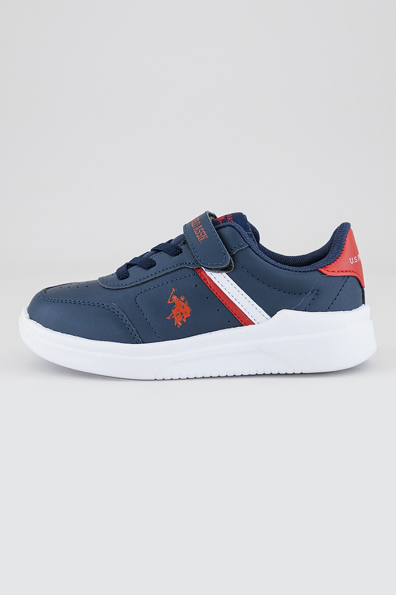 U.S. Polo Assn. Pantofi sport de piele ecologica cu velcro - Pled.ro