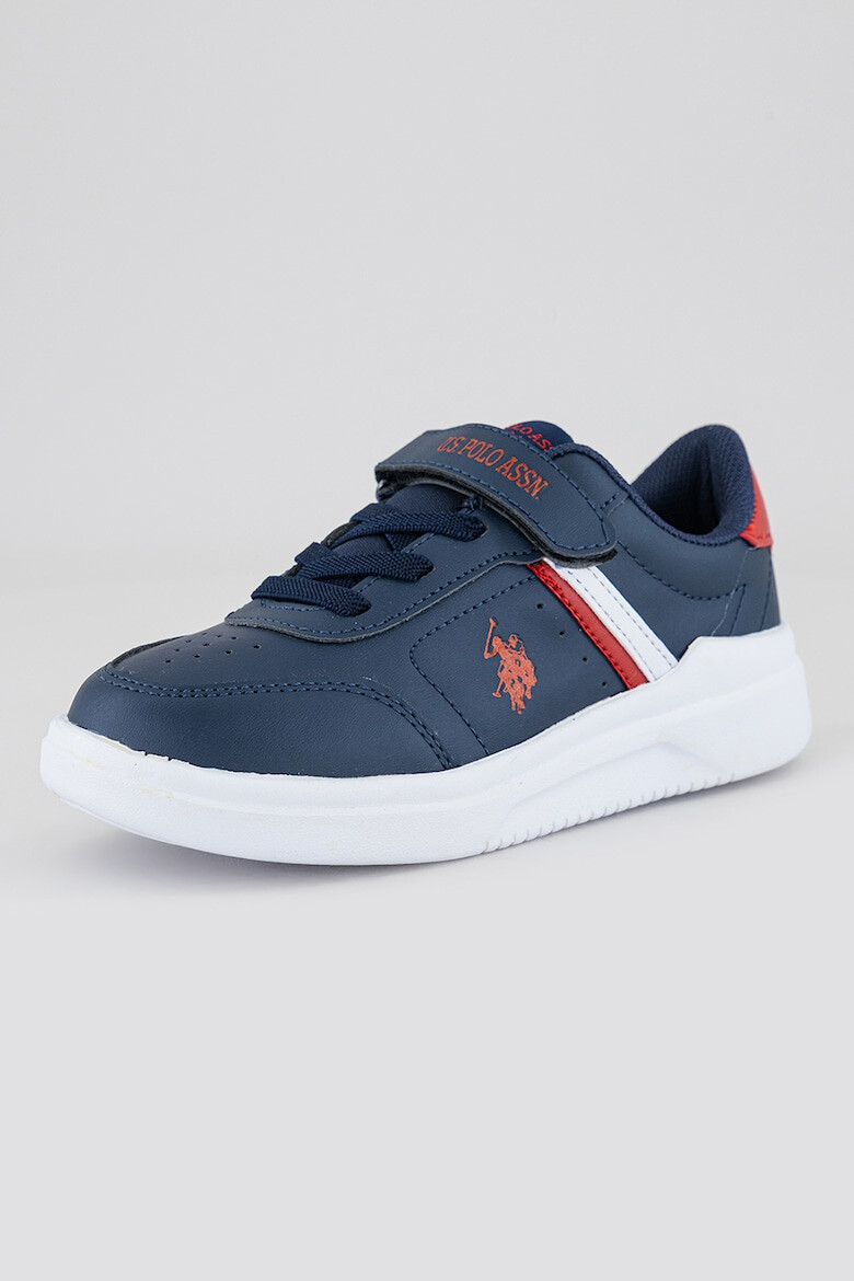 U.S. Polo Assn. Pantofi sport de piele ecologica cu velcro - Pled.ro