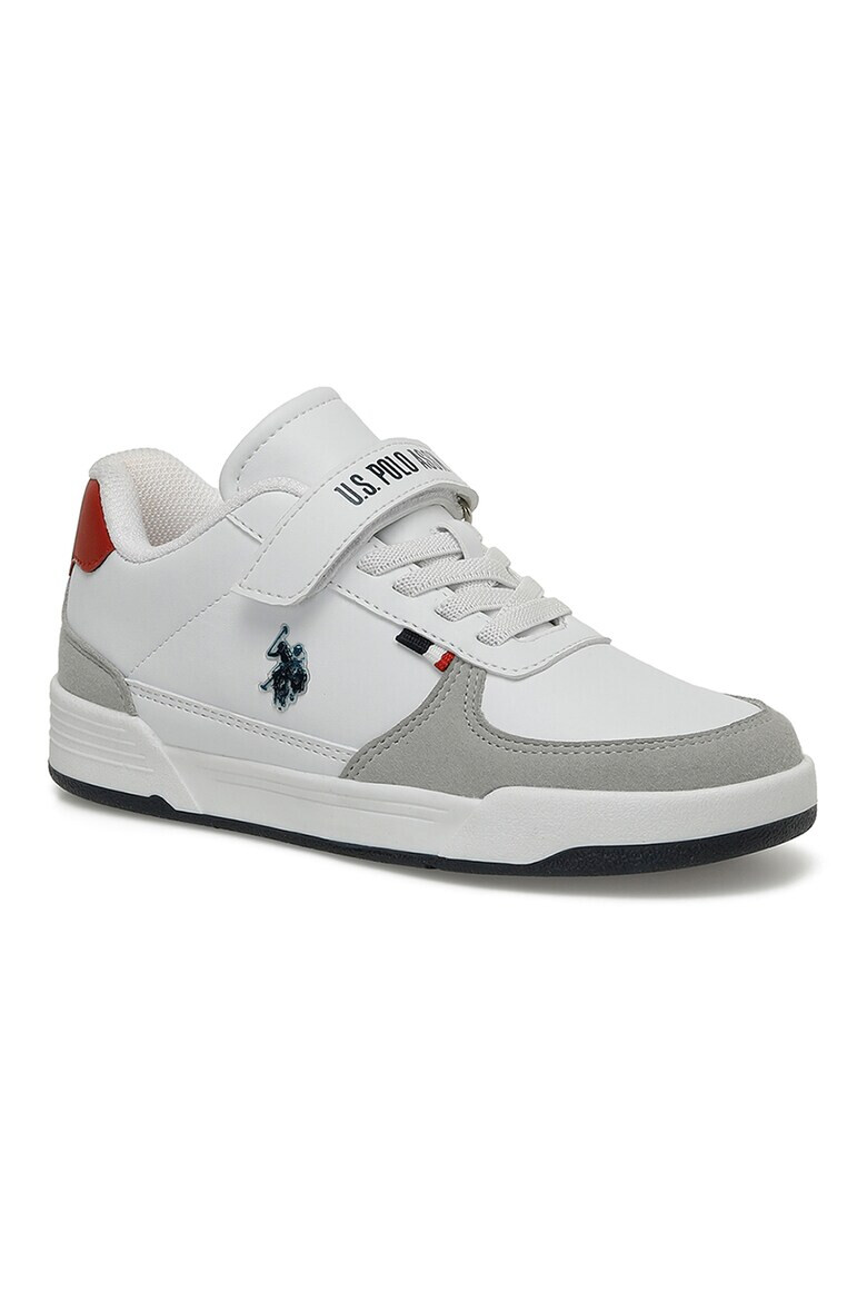 U.S. Polo Assn. Pantofi sport de piele ecologica cu velcro - Pled.ro