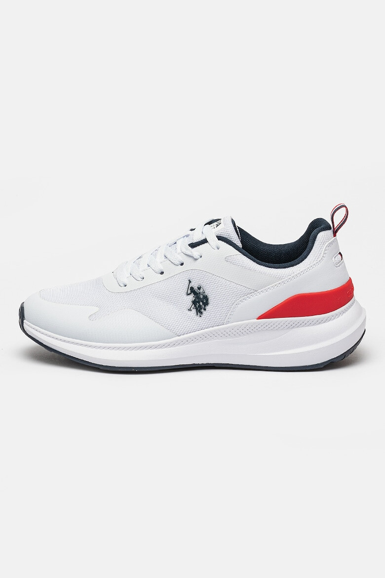 U.S. Polo Assn. Pantofi sport de piele ecologica si material textil Atlantic 4FX - Pled.ro