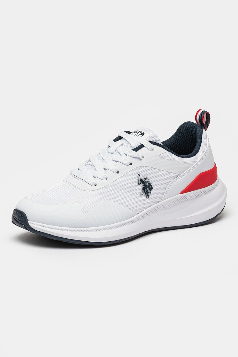 U.S. Polo Assn. Pantofi sport de piele ecologica si material textil Atlantic 4FX - Pled.ro