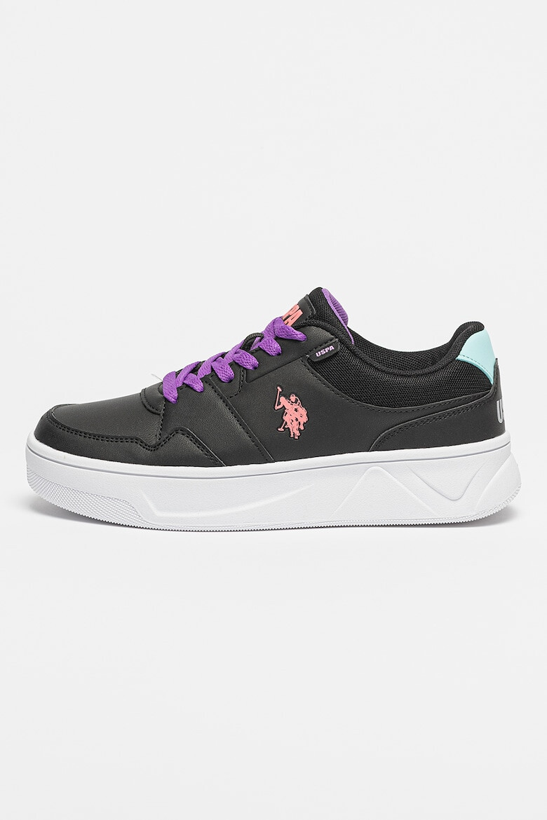 U.S. Polo Assn. Pantofi sport din piele ecologica cu garnituri din plasa Rachella - Pled.ro