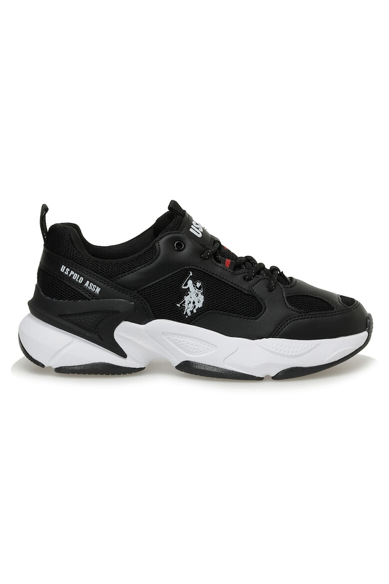 U.S. Polo Assn. Pantofi sport din piele ecologica cu insertii din plasa - Pled.ro