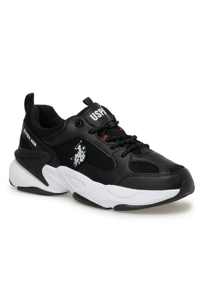 U.S. Polo Assn. Pantofi sport din piele ecologica cu insertii din plasa - Pled.ro