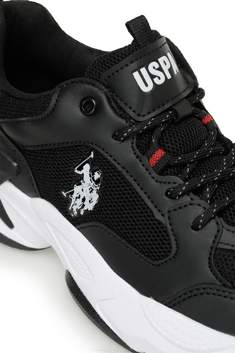 U.S. Polo Assn. Pantofi sport din piele ecologica cu insertii din plasa - Pled.ro