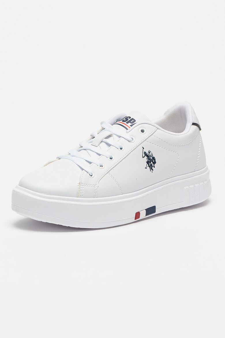 U.S. Polo Assn. Pantofi sport din piele ecologica cu logo - Pled.ro