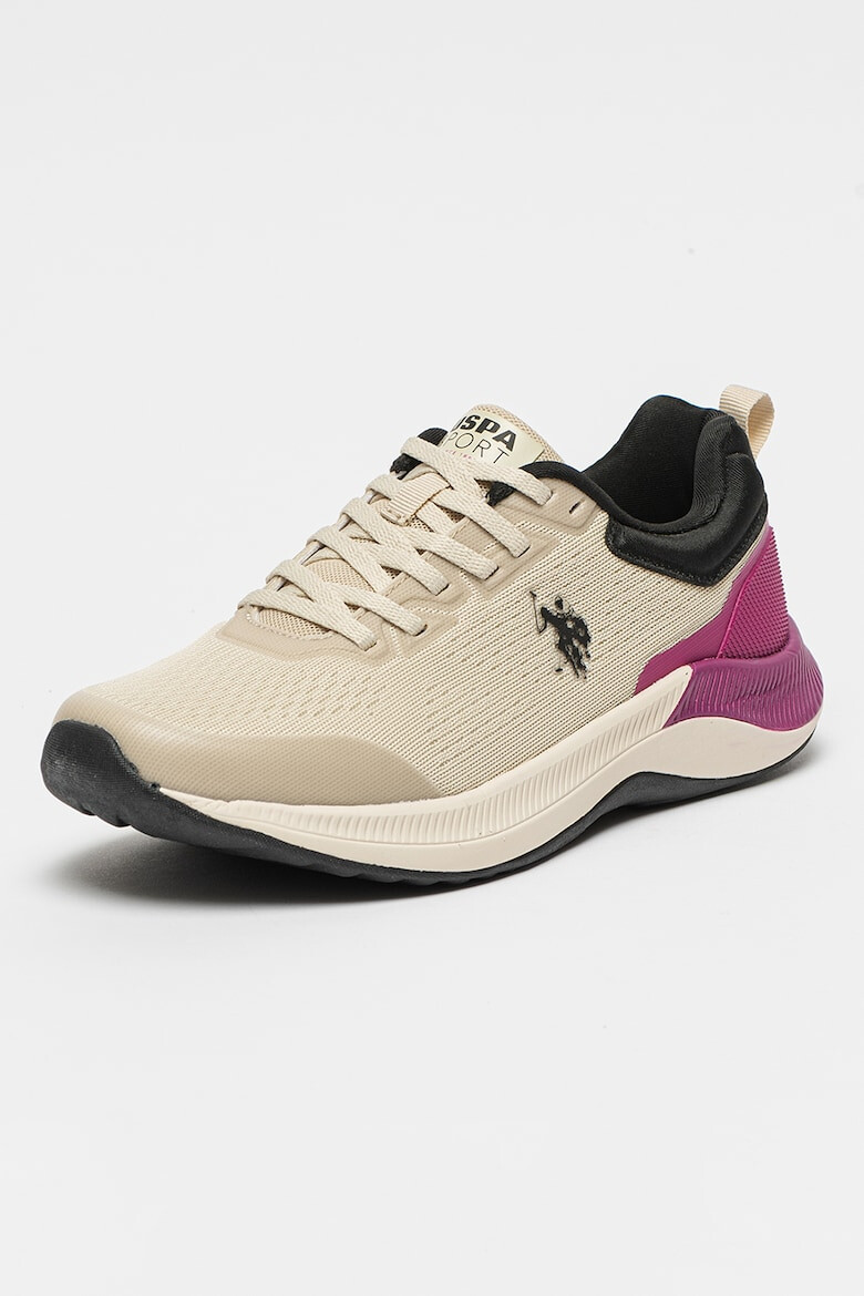 U.S. Polo Assn. Pantofi sport din plasa cu detalii contrastante - Pled.ro