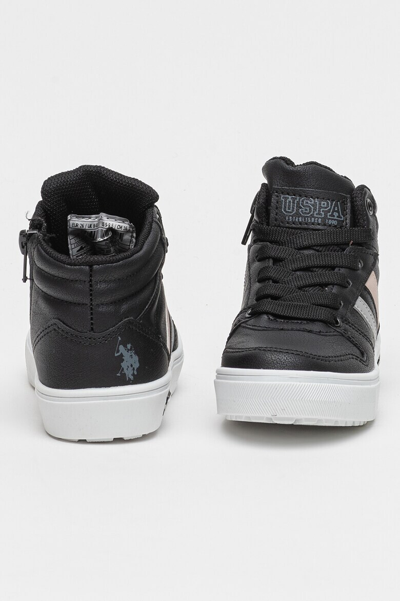 U.S. Polo Assn. Pantofi sport high-top de piele ecologica - Pled.ro