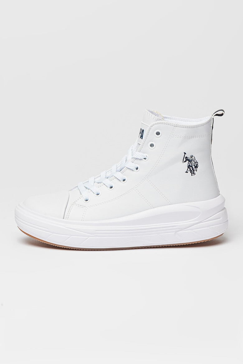 U.S. Polo Assn. Pantofi sport inalti din piele ecologica - Pled.ro