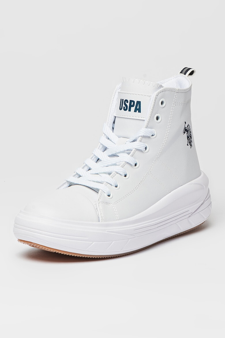 U.S. Polo Assn. Pantofi sport inalti din piele ecologica - Pled.ro