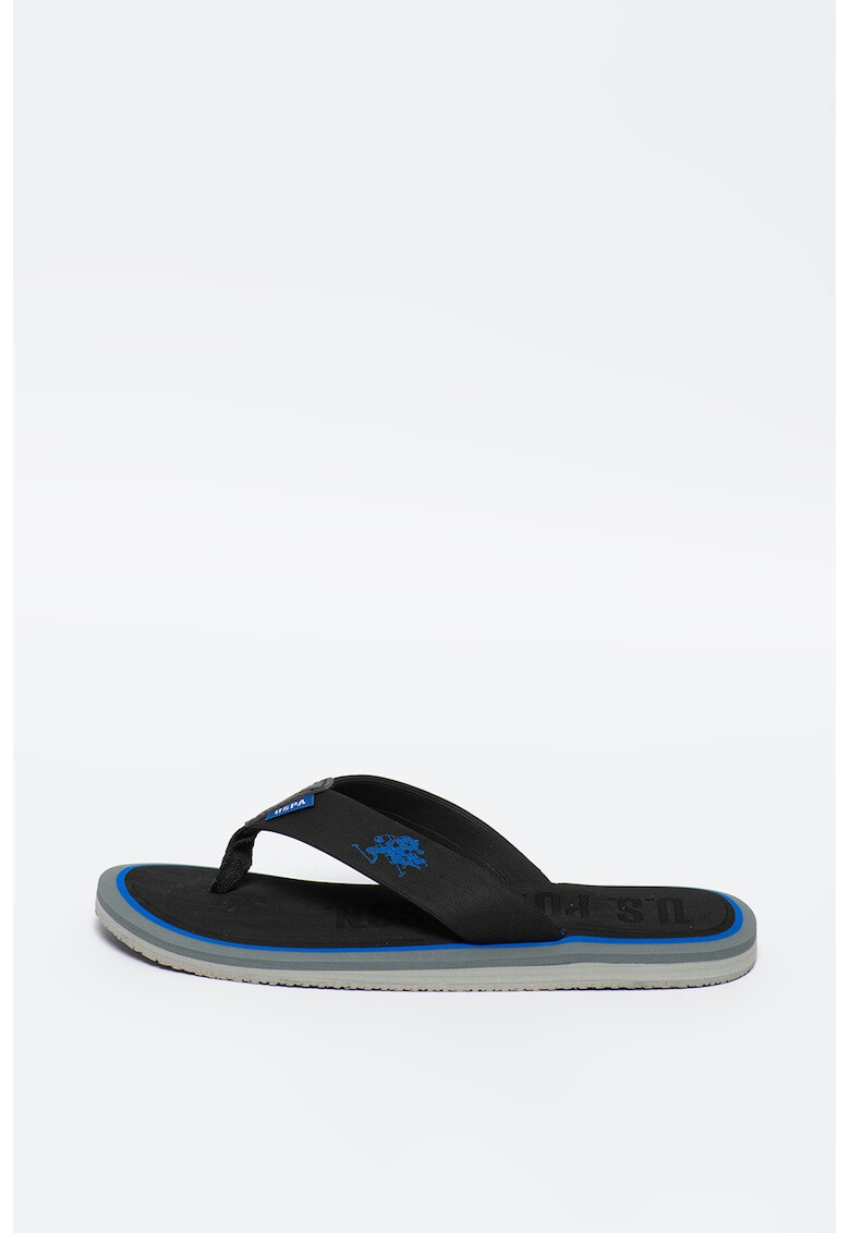 U.S. Polo Assn. Papuci flip-flop cu detalii contrastante Vitus - Pled.ro