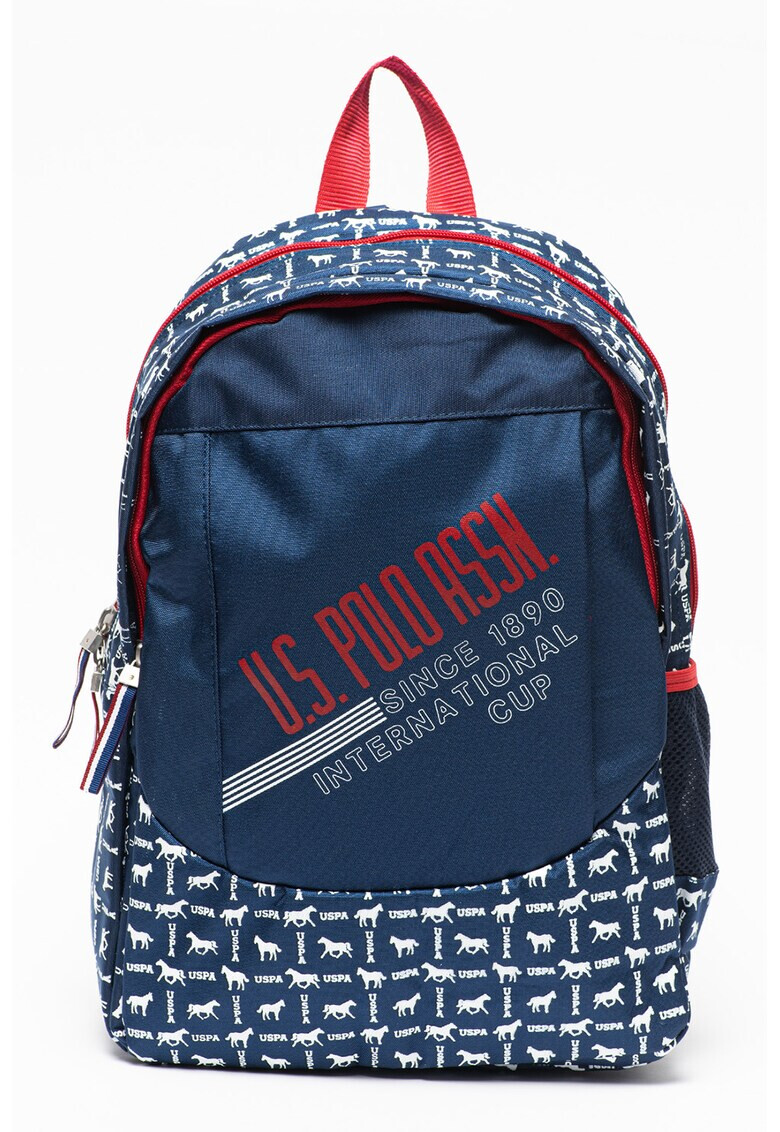 U.S. Polo Assn. Rucsac cu logo si buzunar exterior cu fermoar - Pled.ro