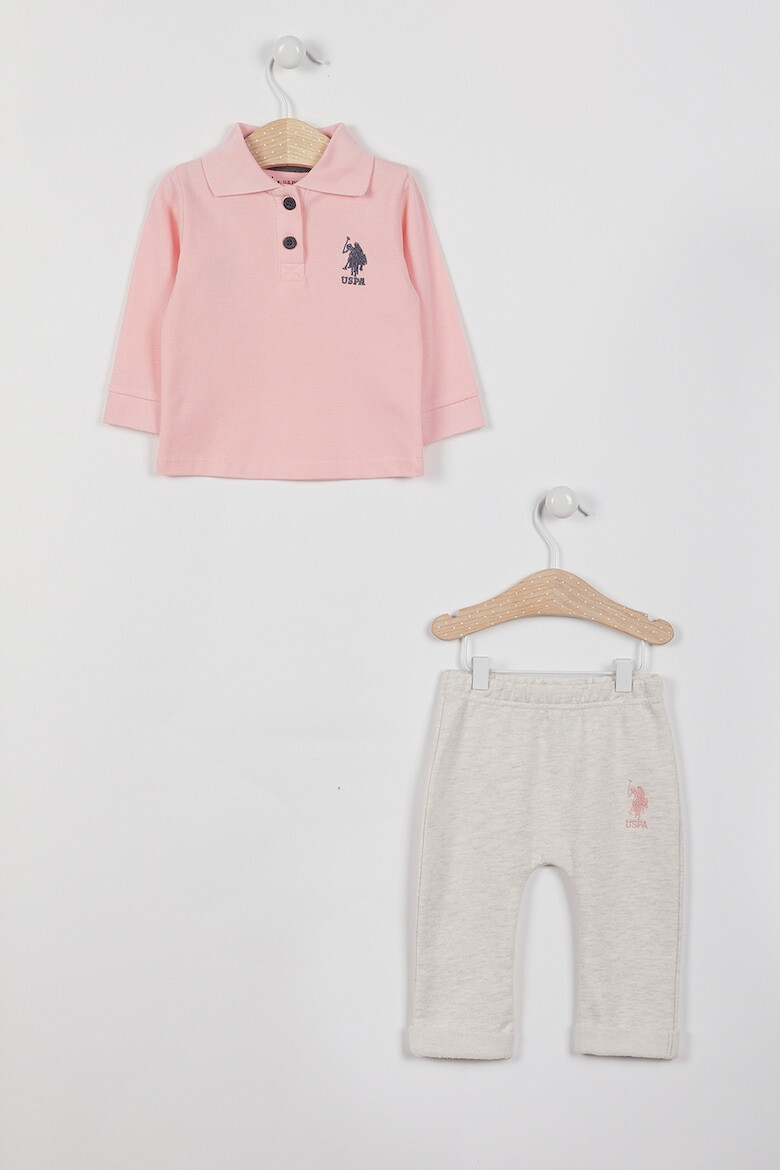 U.S. Polo Assn. Set de bluza polo si pantaloni - 2 piese - Pled.ro