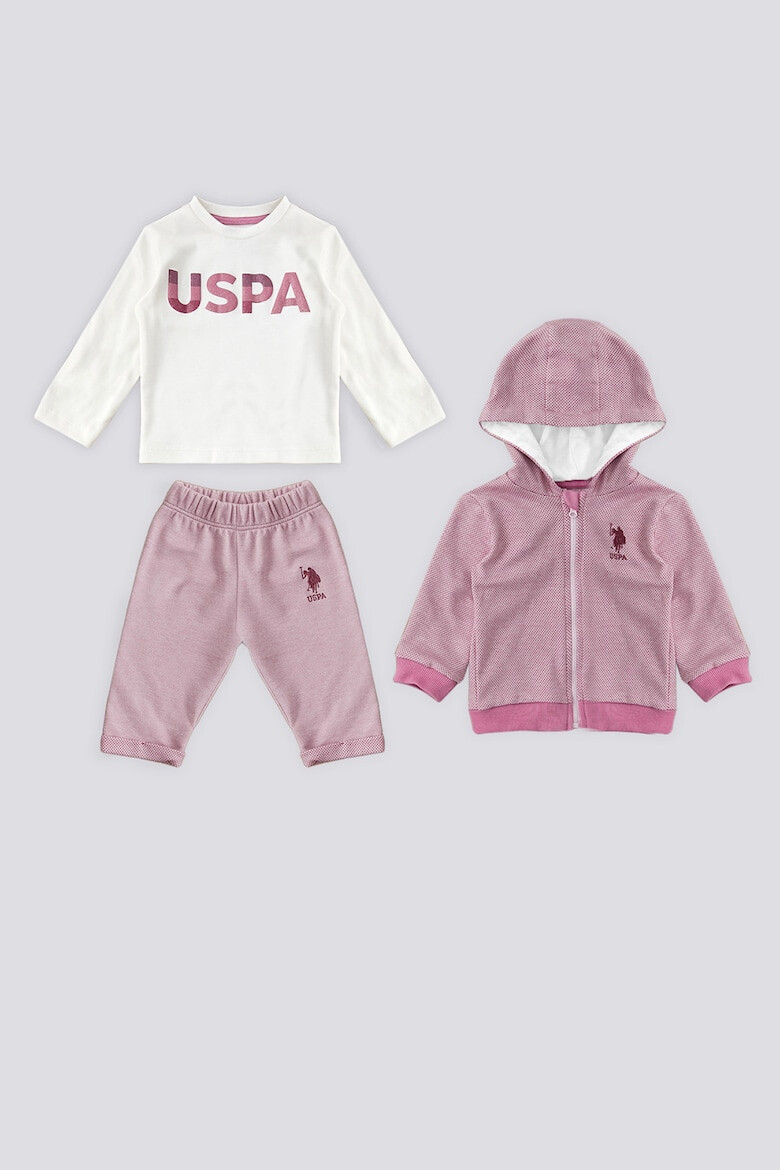 U.S. Polo Assn. Set de hanorac bluza si pantaloni sport - Pled.ro