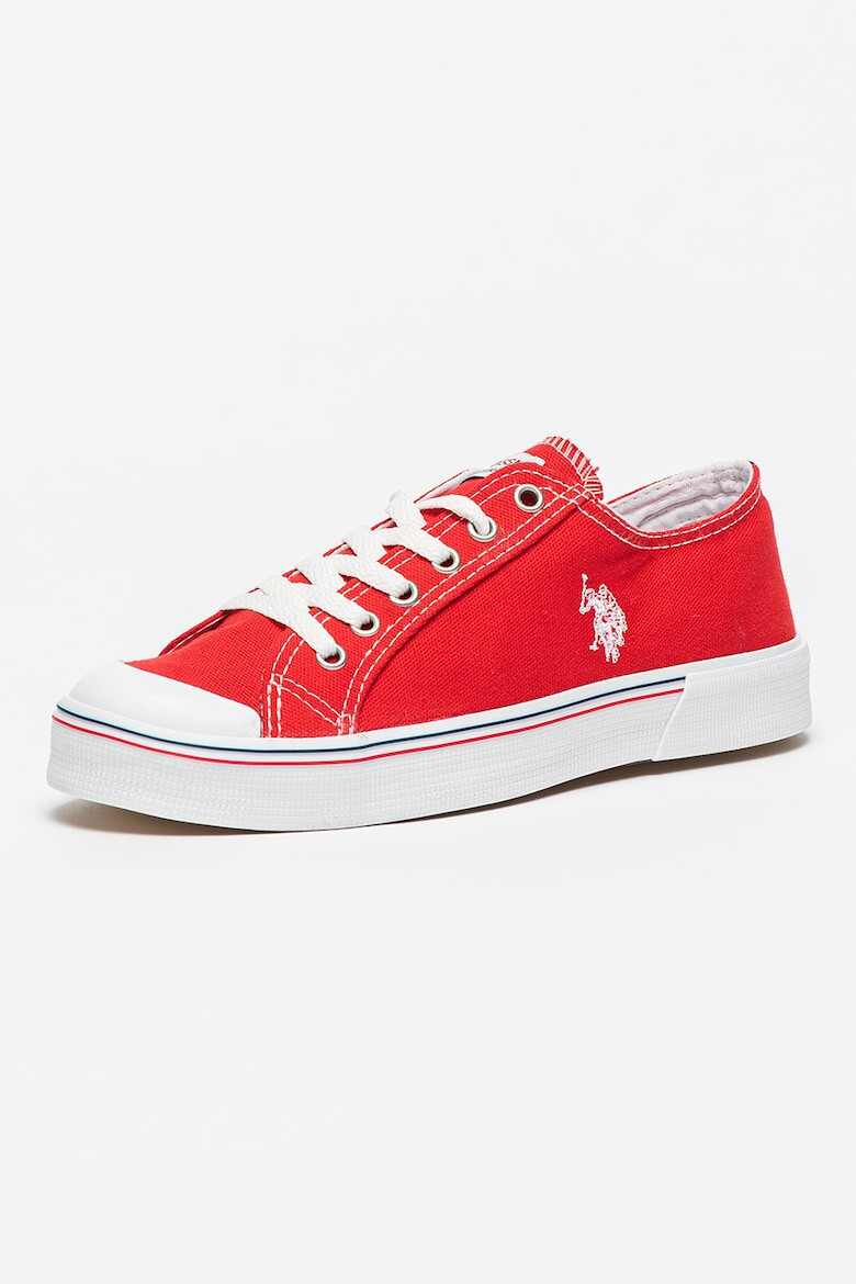 U.S. Polo Assn. Tenisi din material textil cu logo brodat Penelope - Pled.ro