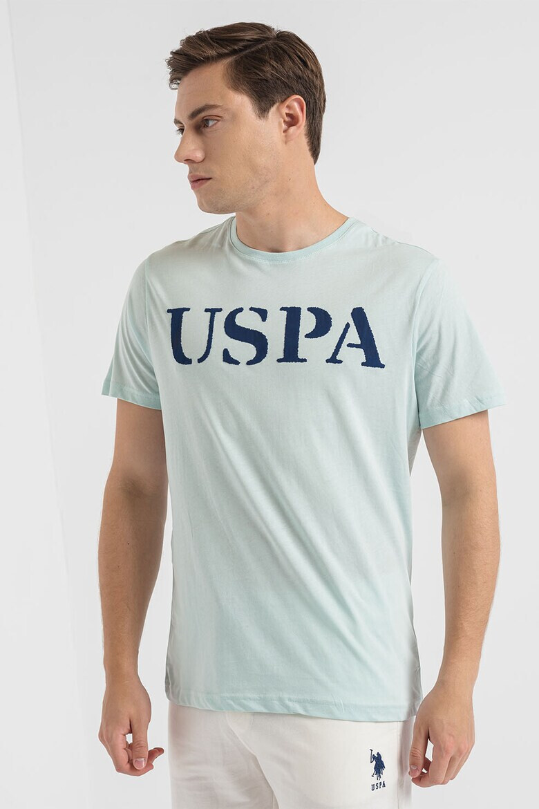 U.S. Polo Assn. Tricou cu imprimeu pe piept - Pled.ro