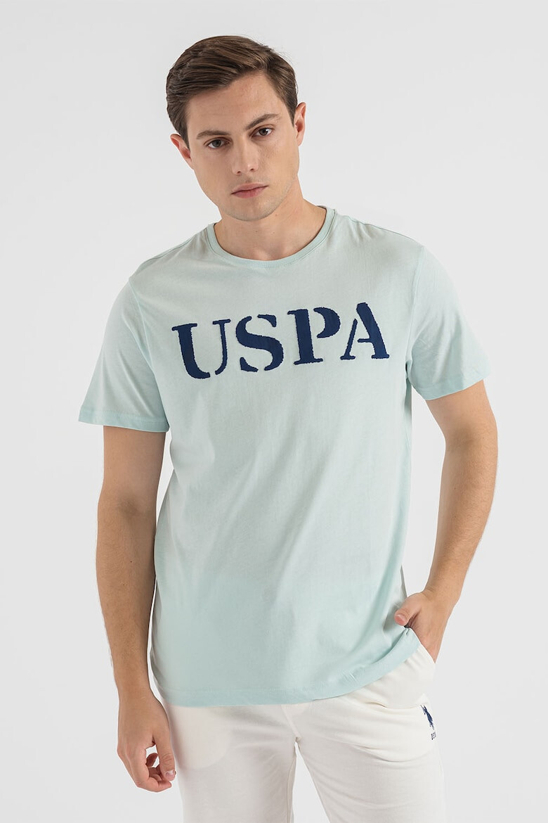 U.S. Polo Assn. Tricou cu imprimeu pe piept - Pled.ro