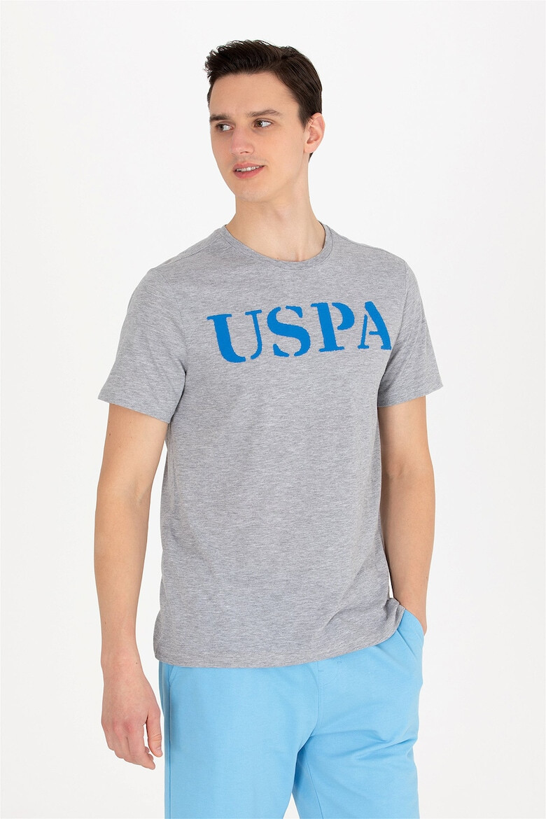 U.S. Polo Assn. Tricou de bumbac cu imprimeu logo - Pled.ro