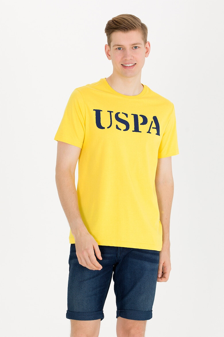 U.S. Polo Assn. Tricou de bumbac cu imprimeu logo - Pled.ro