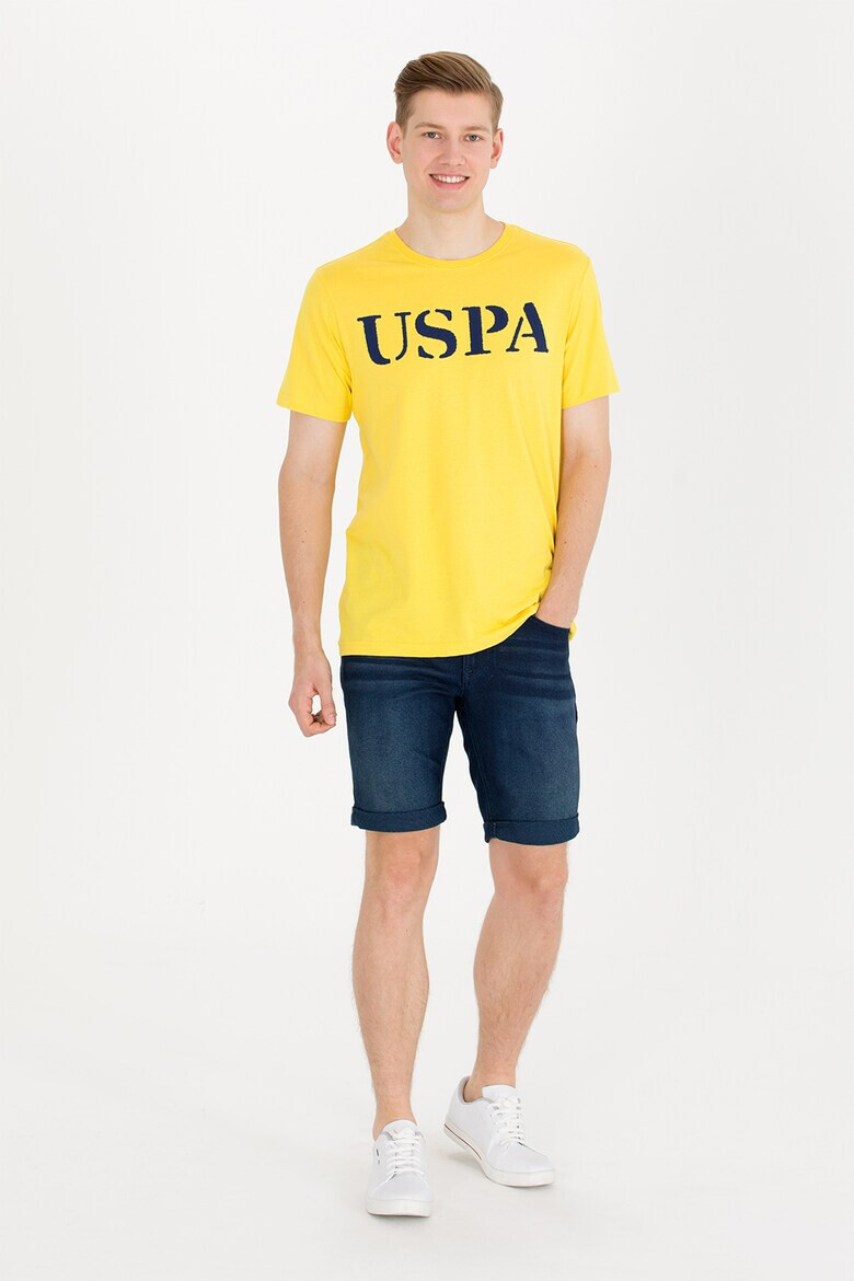 U.S. Polo Assn. Tricou de bumbac cu imprimeu logo - Pled.ro