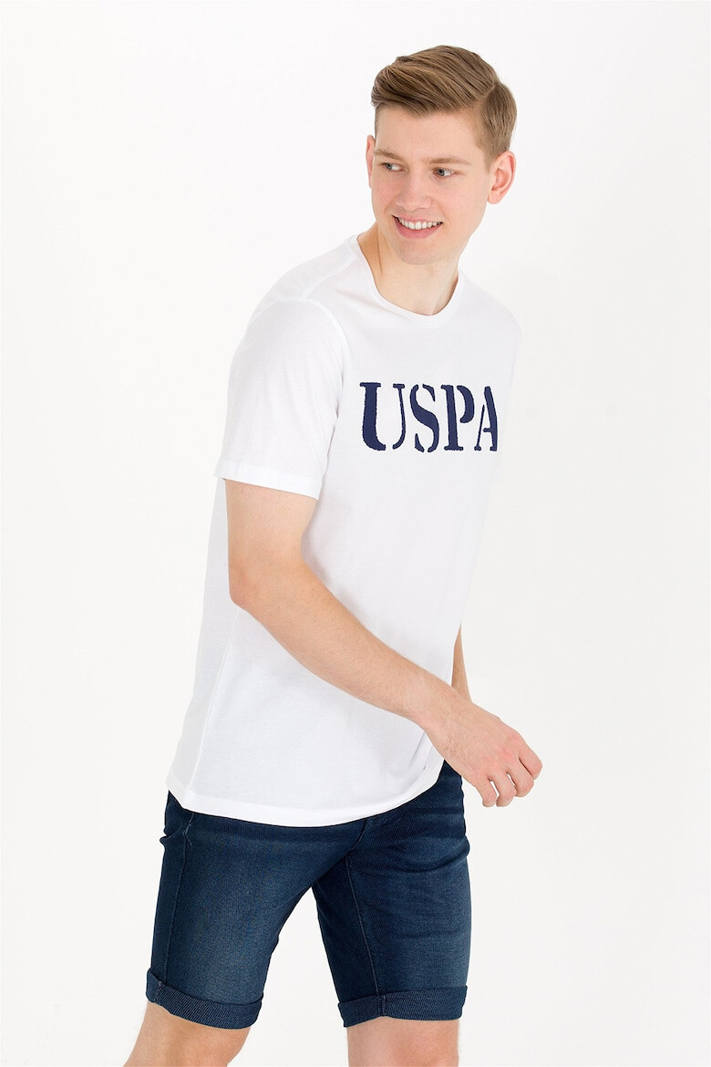 U.S. Polo Assn. Tricou de bumbac cu imprimeu logo - Pled.ro