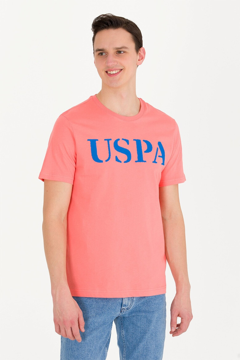 U.S. Polo Assn. Tricou de bumbac cu imprimeu logo - Pled.ro