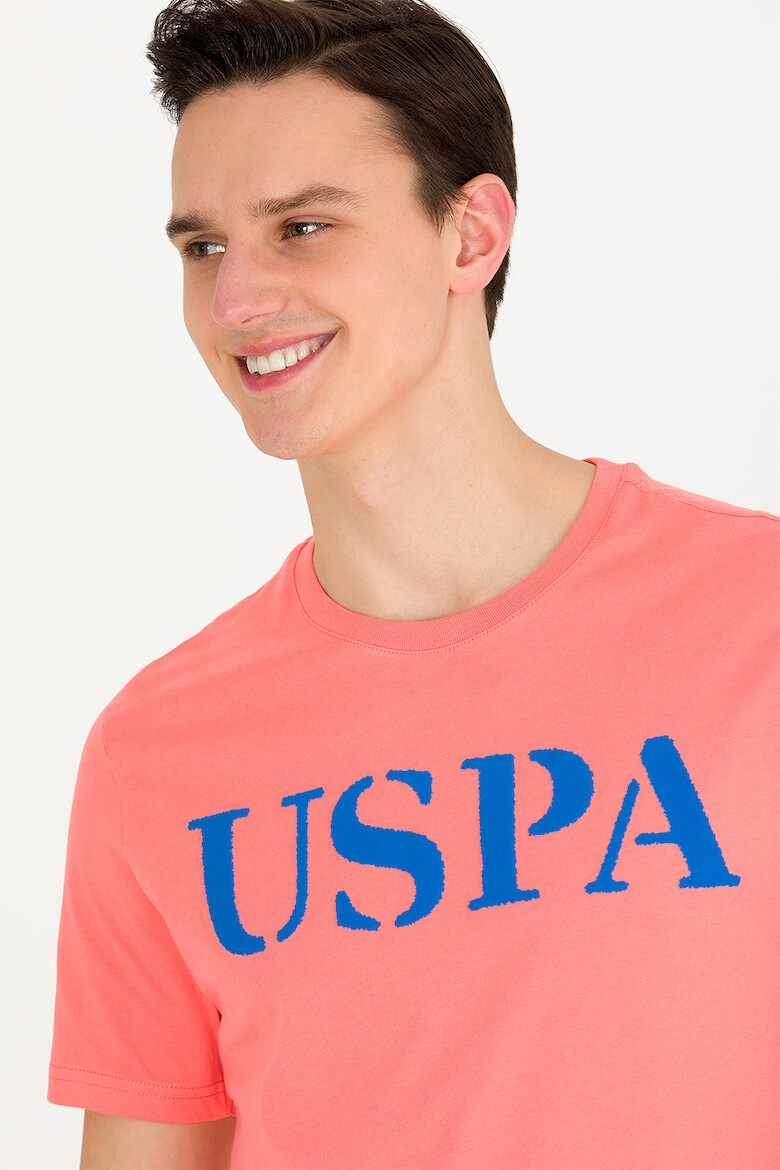 U.S. Polo Assn. Tricou de bumbac cu imprimeu logo - Pled.ro