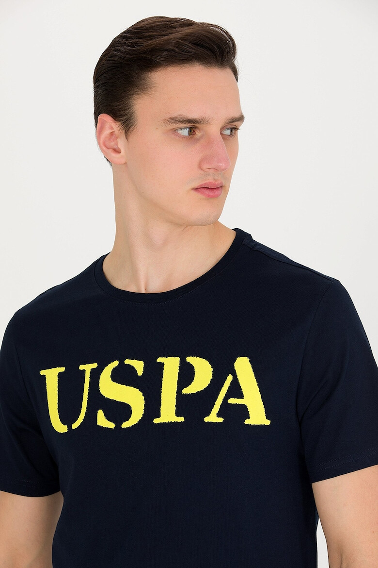 U.S. Polo Assn. Tricou de bumbac cu imprimeu logo - Pled.ro