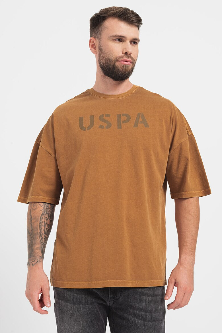 U.S. Polo Assn. Tricou de bumbac cu imprimeu logo - Pled.ro