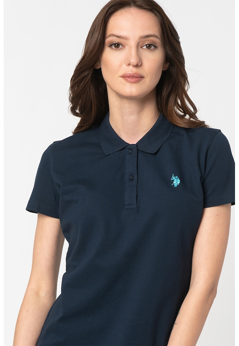 U.S. Polo Assn. Tricou polo cu logo brodat - Pled.ro