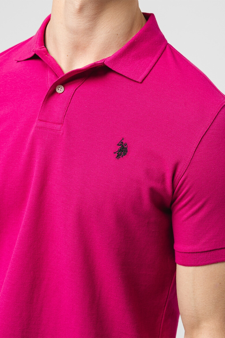 U.S. Polo Assn. Tricou polo cu logo brodat - Pled.ro