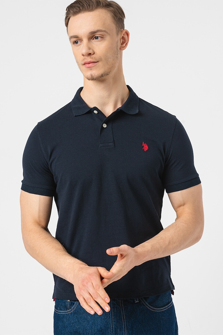 U.S. Polo Assn. Tricou polo de bumbac cu logo - Pled.ro