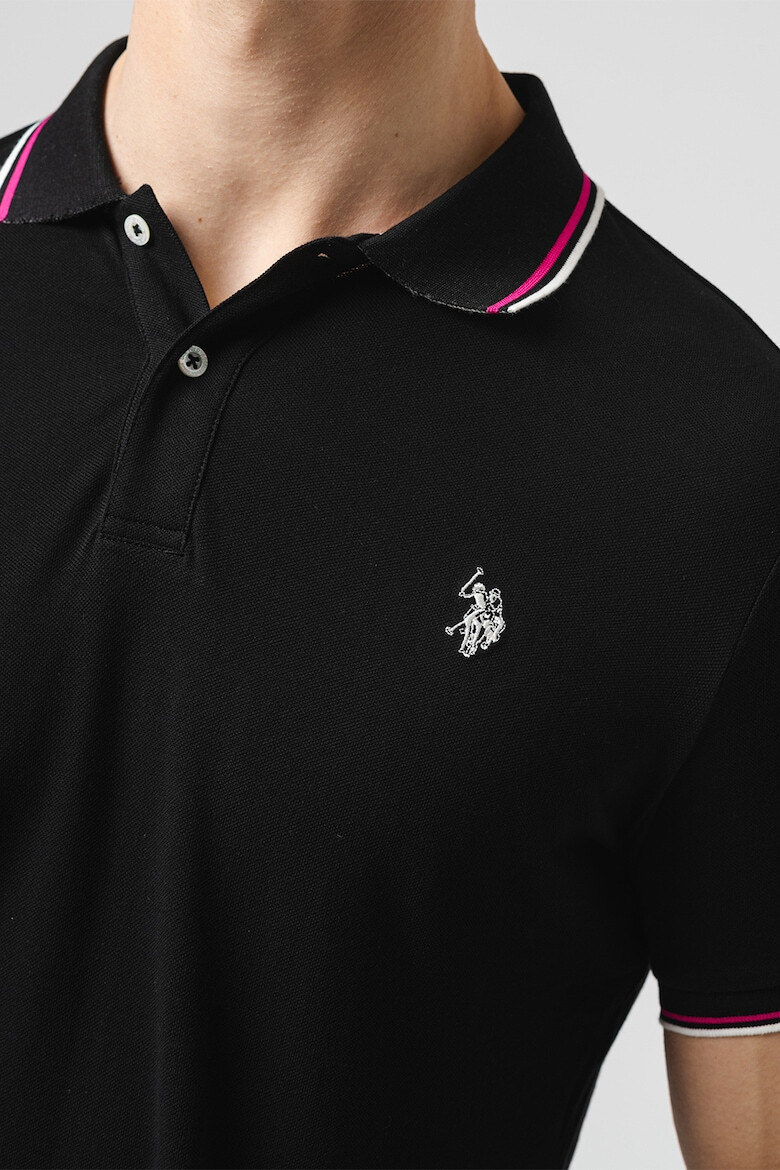 U.S. Polo Assn. Tricou polo de bumbac cu logo - Pled.ro