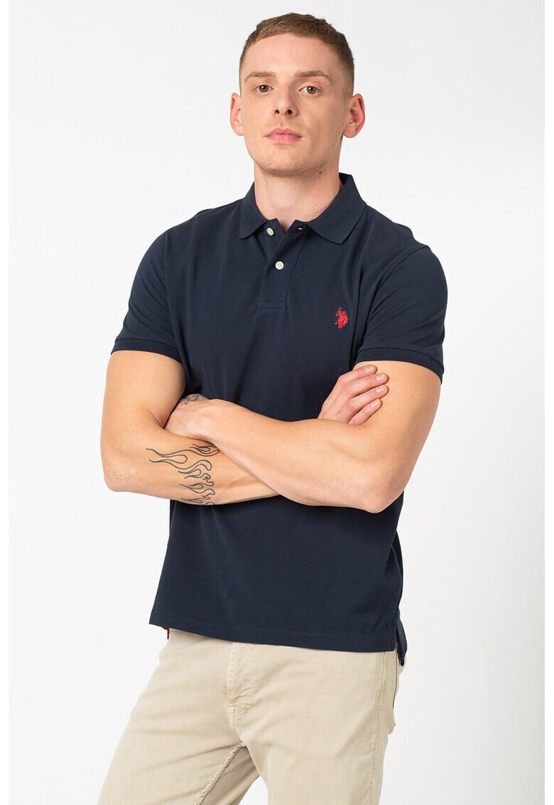 U.S. Polo Assn. Tricou polo din bumbac pique Institutional - Pled.ro