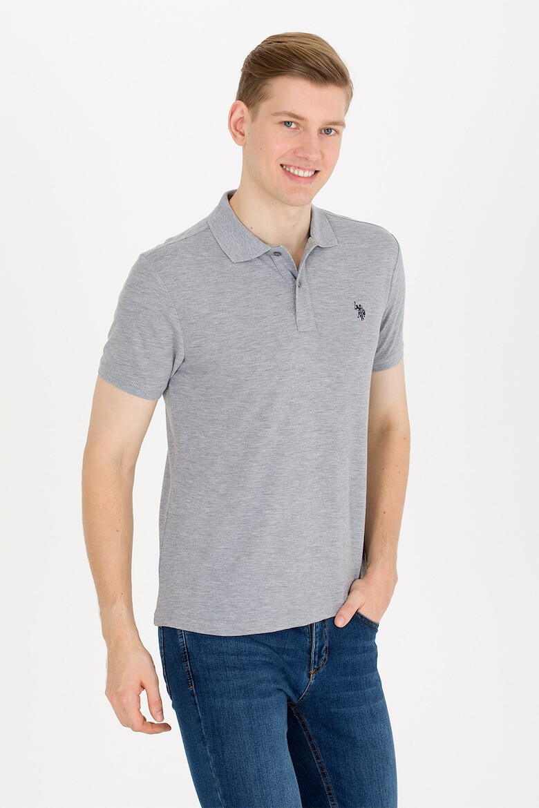 U.S. Polo Assn. Tricou polo slim fit din amestec de bumbac - Pled.ro