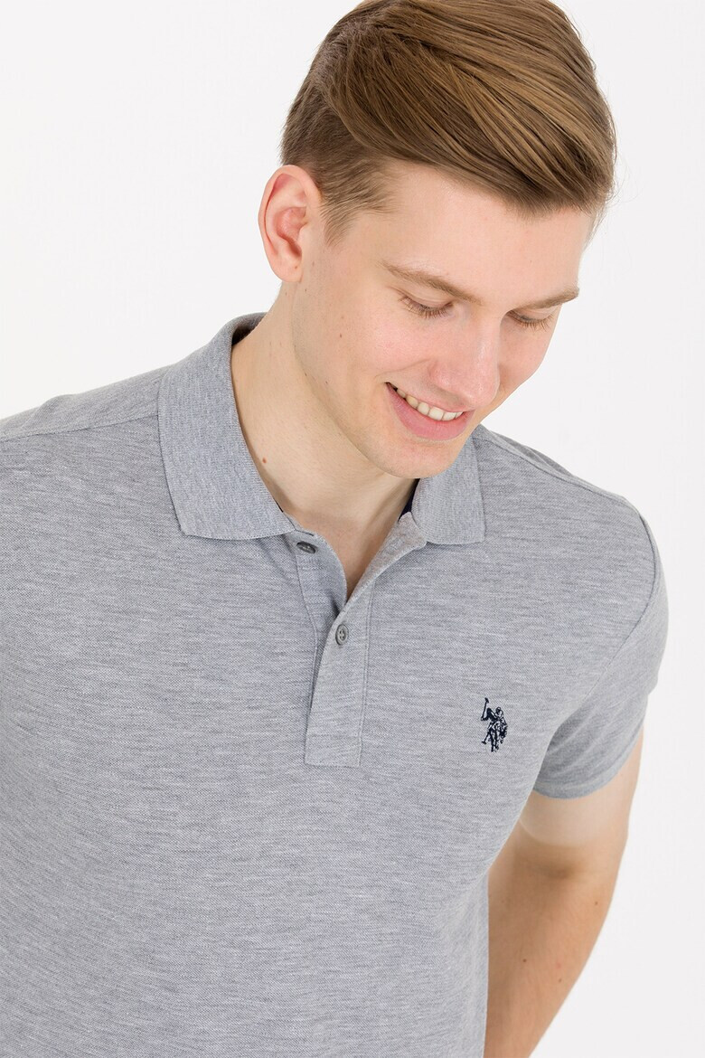 U.S. Polo Assn. Tricou polo slim fit din amestec de bumbac - Pled.ro