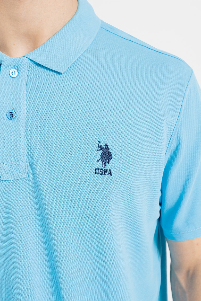 U.S. Polo Assn. Tricou polo slim fit cu logo discret - Pled.ro