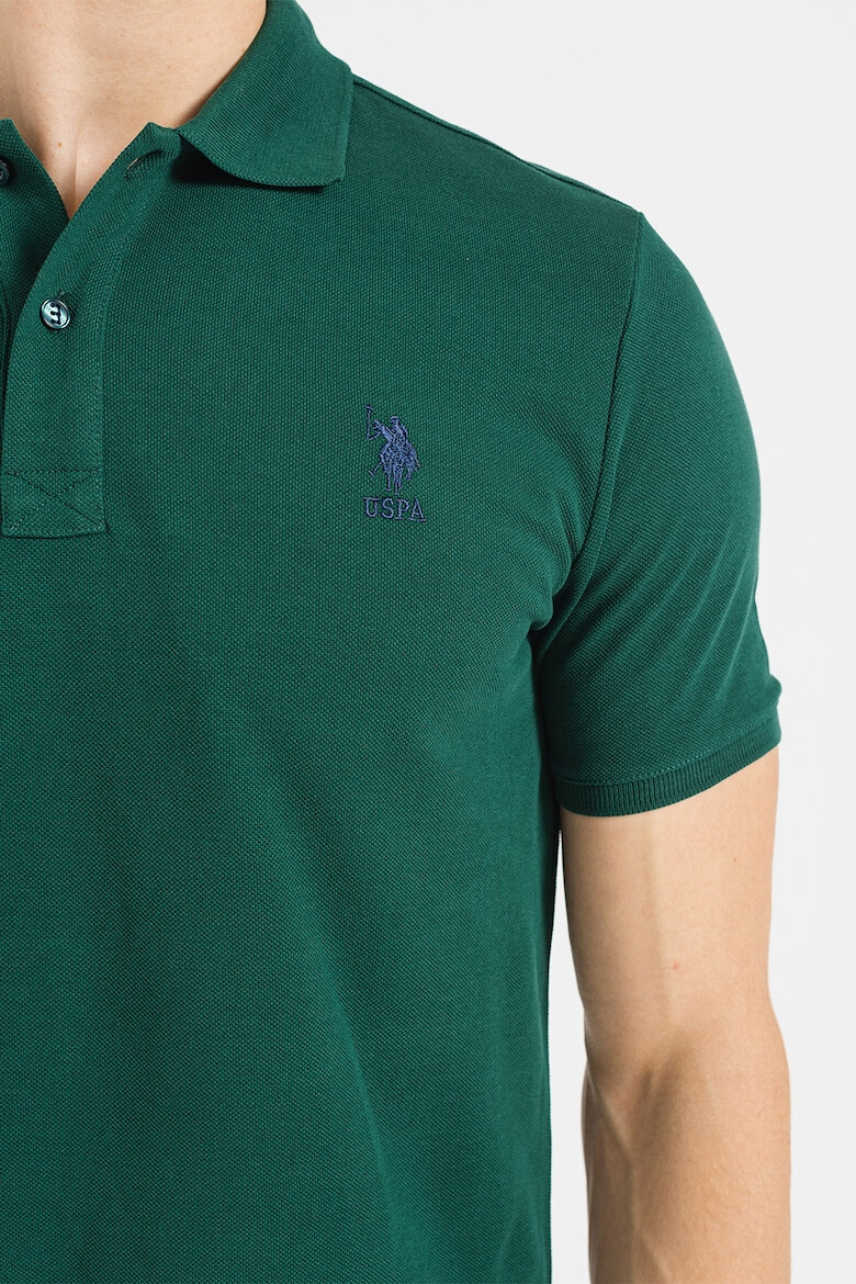 U.S. Polo Assn. Tricou polo slim fit cu logo discret - Pled.ro