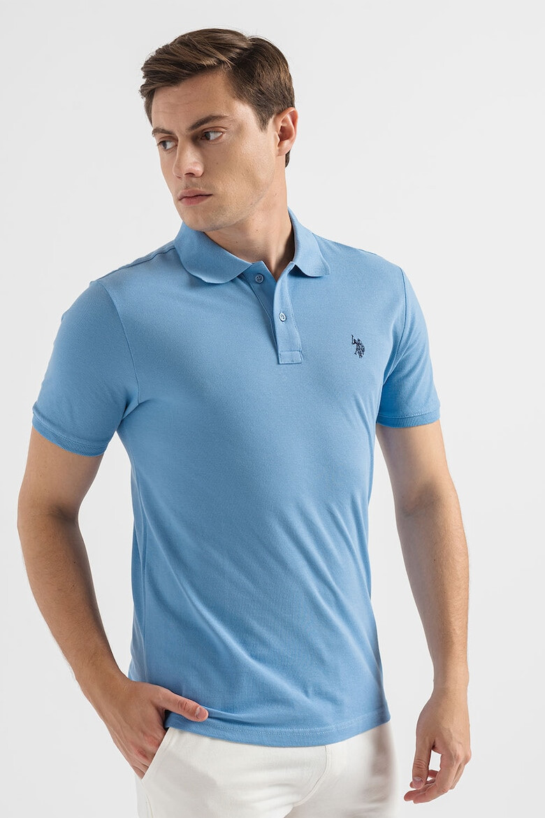 U.S. Polo Assn. Tricou polo slim fit de bumbac - Pled.ro